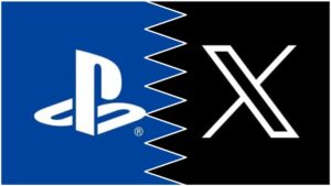Playstation X Logos Breaking Apart