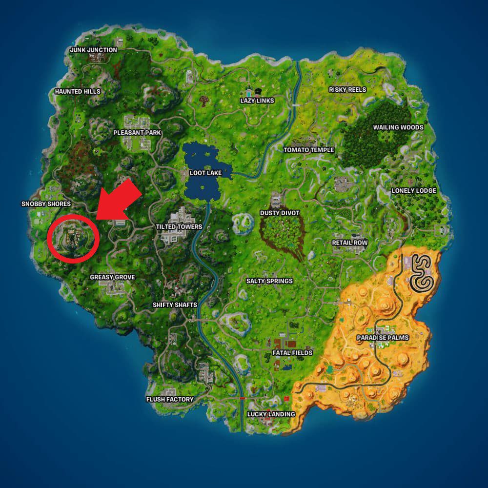 Melhores locais de pouso em Fortnite OG Valhalla