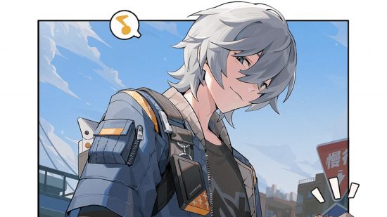 zona zenless zero proxies sábios Zenless Zone Zero Proxy Wise sorrindo para você com um céu azul ao fundo