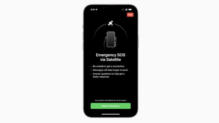 Usuários do iPhone 14 ganham mais um ano grátis de SOS de emergência via satélite