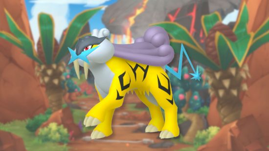 Pokémon-4 elétrico Pokémon elétrico Raikou