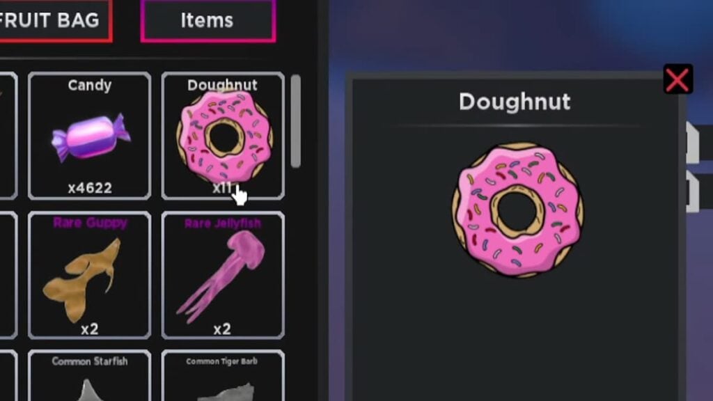 Donut de pedaço de neblina