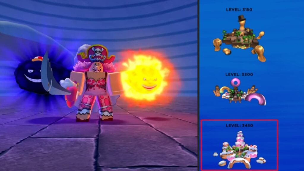 Mapa da Ilha Haze Piece Big Mom Cake