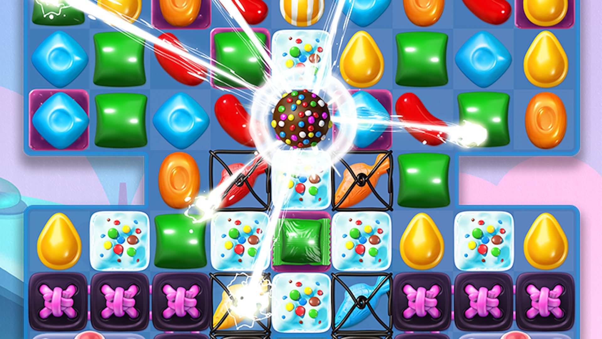 Jogos Candy Crush Candy Crush Soda Saga Um power-up em Candy Crush Soda Saga