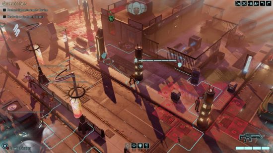 jogos alienígenas (4) Jogos alienígenas: uma captura de tela do XCOM mostra um nível baseado em grade, com unidades alienígenas espalhadas por toda parte