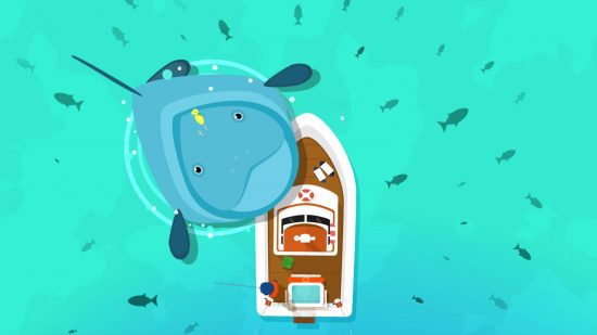 jogos de barco Hooked Inc jogos de barco Hooked Inc: um peixe gigante e amigável saltando sobre um barco