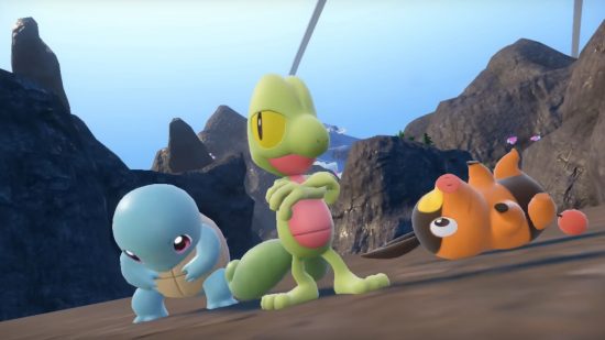 locais de inicialização do disco índigo Locais iniciais do Indigo Disk - Treecko, Squirtle e Tepig