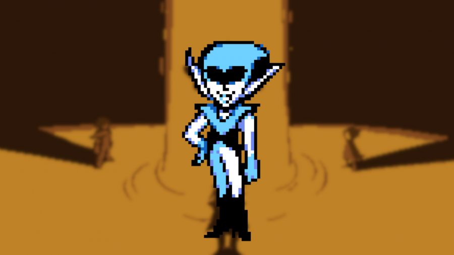 deltarune-personagens-rainha Imagem personalizada com captura de tela da Rainha de Deltarune