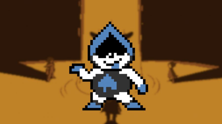 deltarune-personagens-lancer Imagem personalizada com captura de tela do Lancer de Deltarune