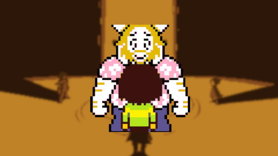 deltarune-personagens-asgore Imagem personalizada com captura de tela do Asgore de Deltarune