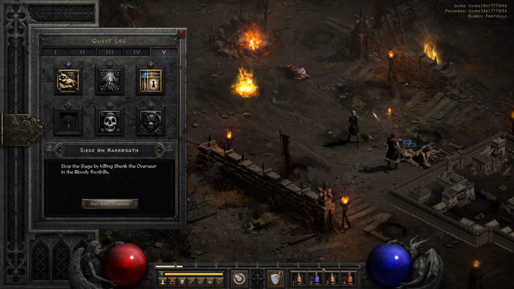 Diablo 2 Ressuscitou Larzuk Socket Quest