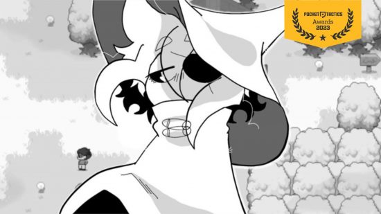 melhores indies de 2023 – In Stars And Time melhores indies de 2023 - Um personagem preto e branco de In Stars And Time