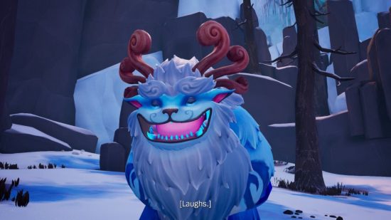 canção-de-nunu-jogos-saudáveis-1 Willump rindo em Song of Nunu
