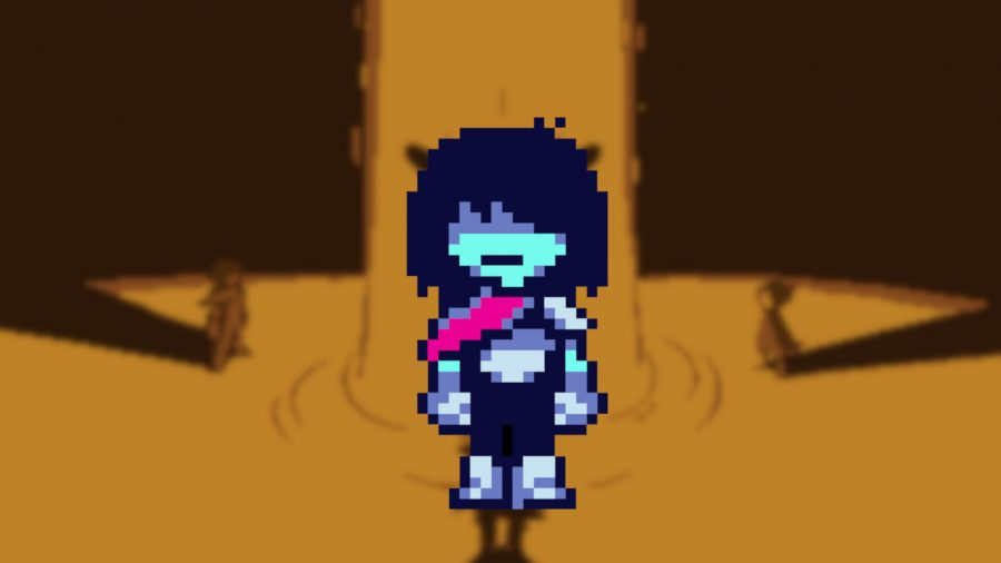 deltarune-personagens-kris Imagem personalizada com captura de tela de Kris de Deltarune