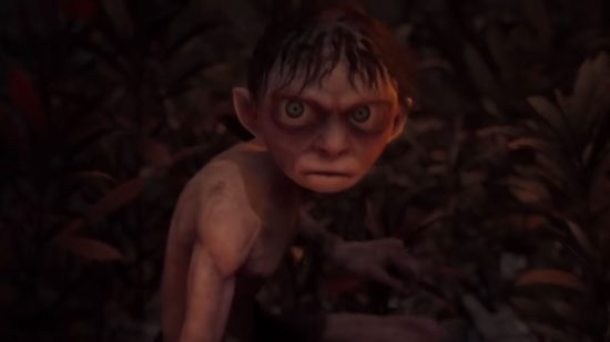 recurso de saco misto - Gollum recurso misto - uma captura de tela do jogo Gollum mostrando sua qualidade confusa