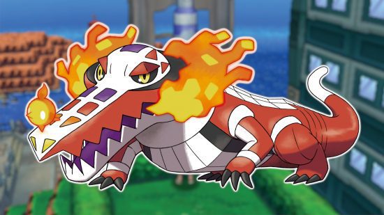 Crocodilo-Pokémon-Skeledirge Pokémon crocodilo Skeledirge