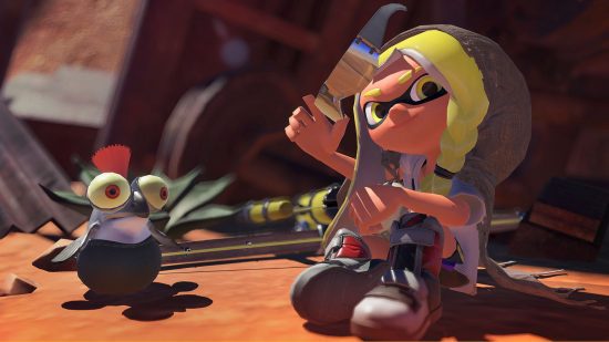 jogos oceânicos Splatoon 3: um pressentimento e seu pequeno amigo
