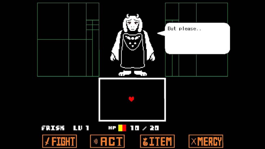 Batalha de Toriel em Undertale