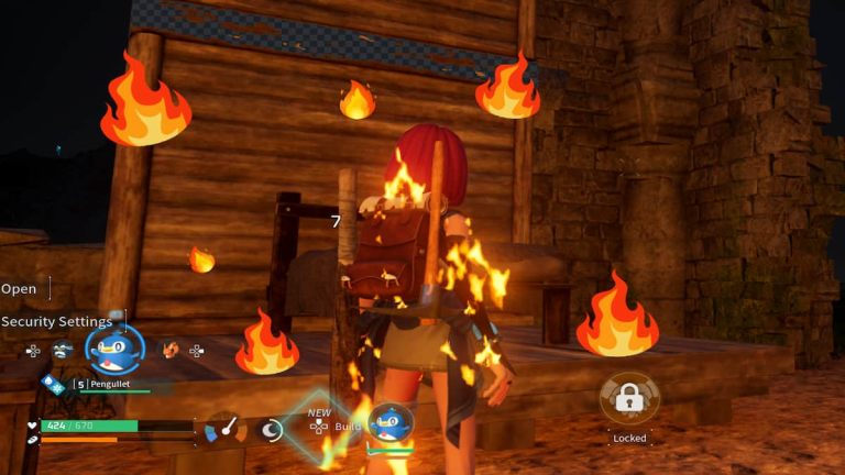 Como extinguir incêndios no Palworld
