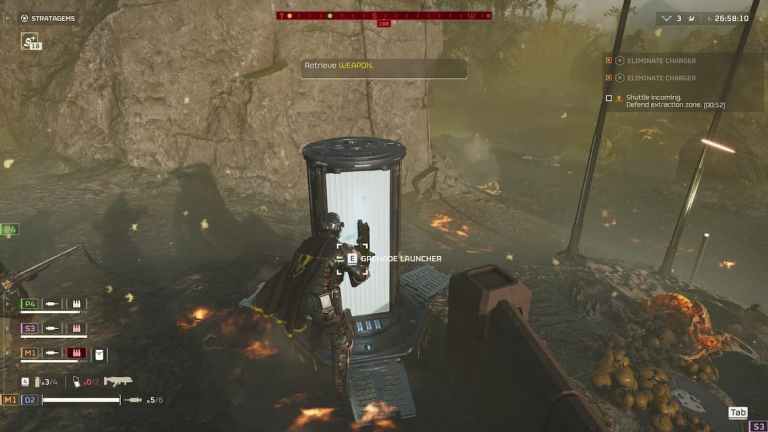 Como obter o lançador de granadas em Helldivers 2