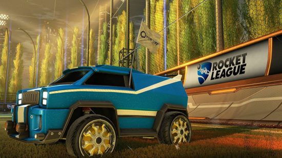 Captura de tela de uma lista especial dos melhores carros do Portal Merc para Rocket League