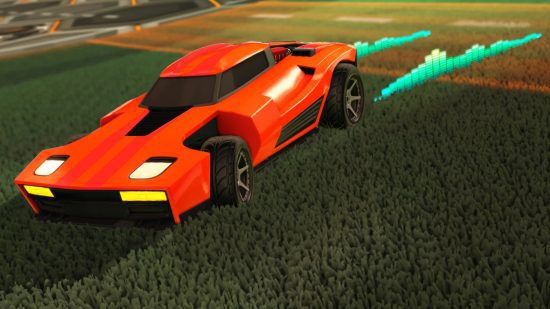 Captura de tela de um Breakout à deriva para a lista dos melhores carros da Rocket League