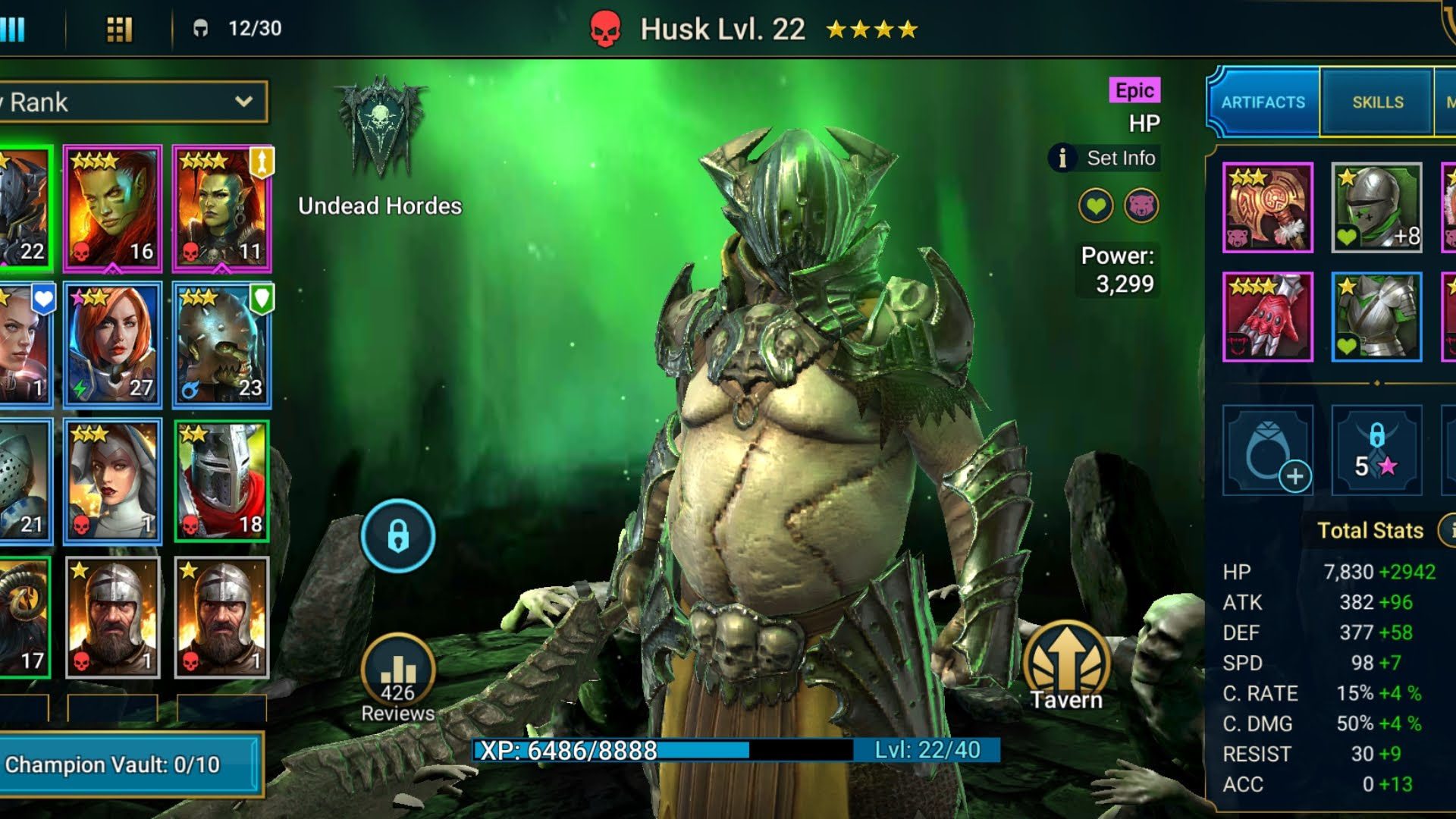 Casca em Raid: Lendas das Sombras